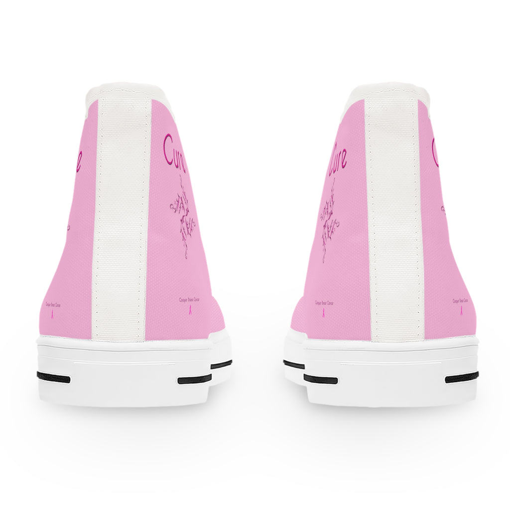 "CURE" Women's High Top Sneakers