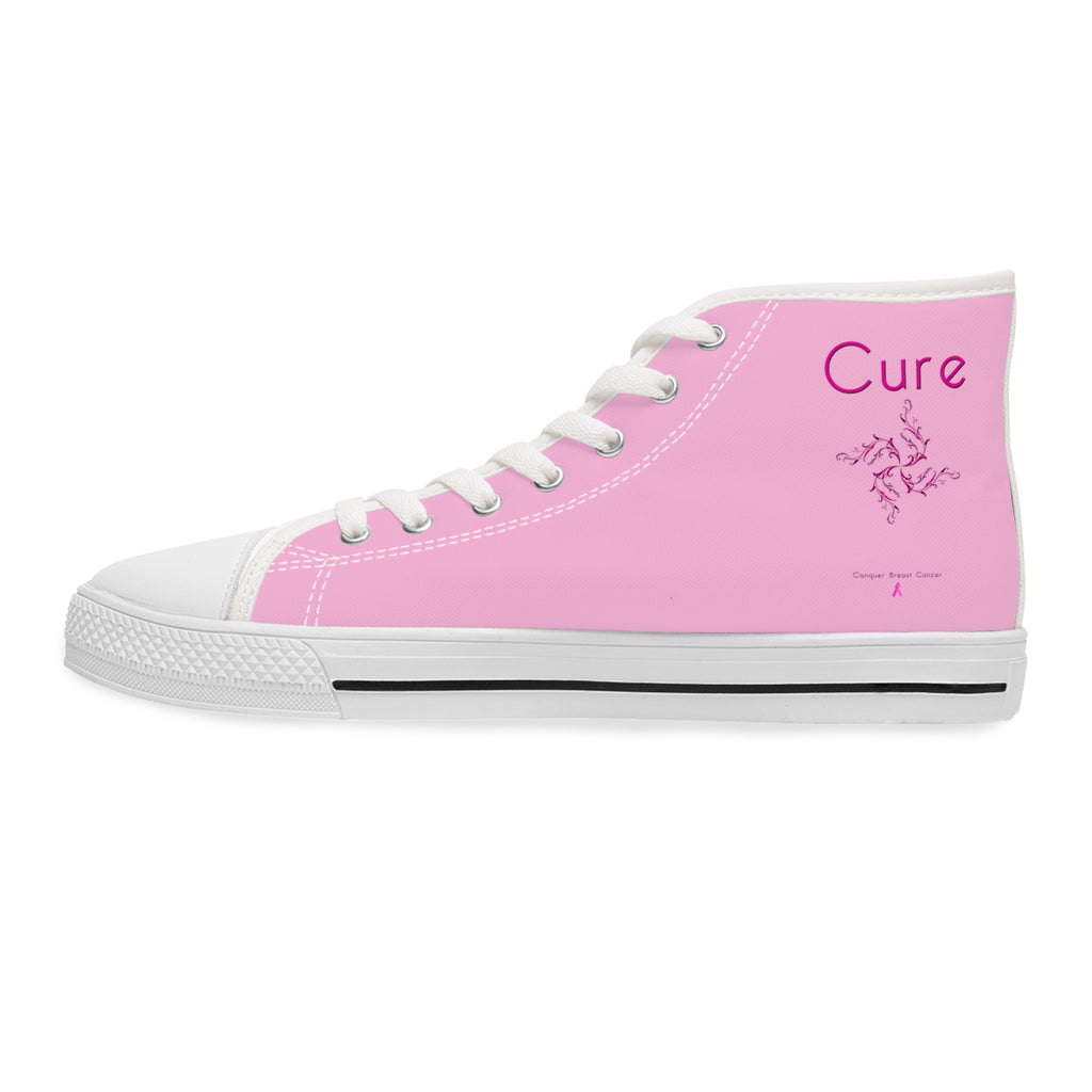 "CURE" Women's High Top Sneakers
