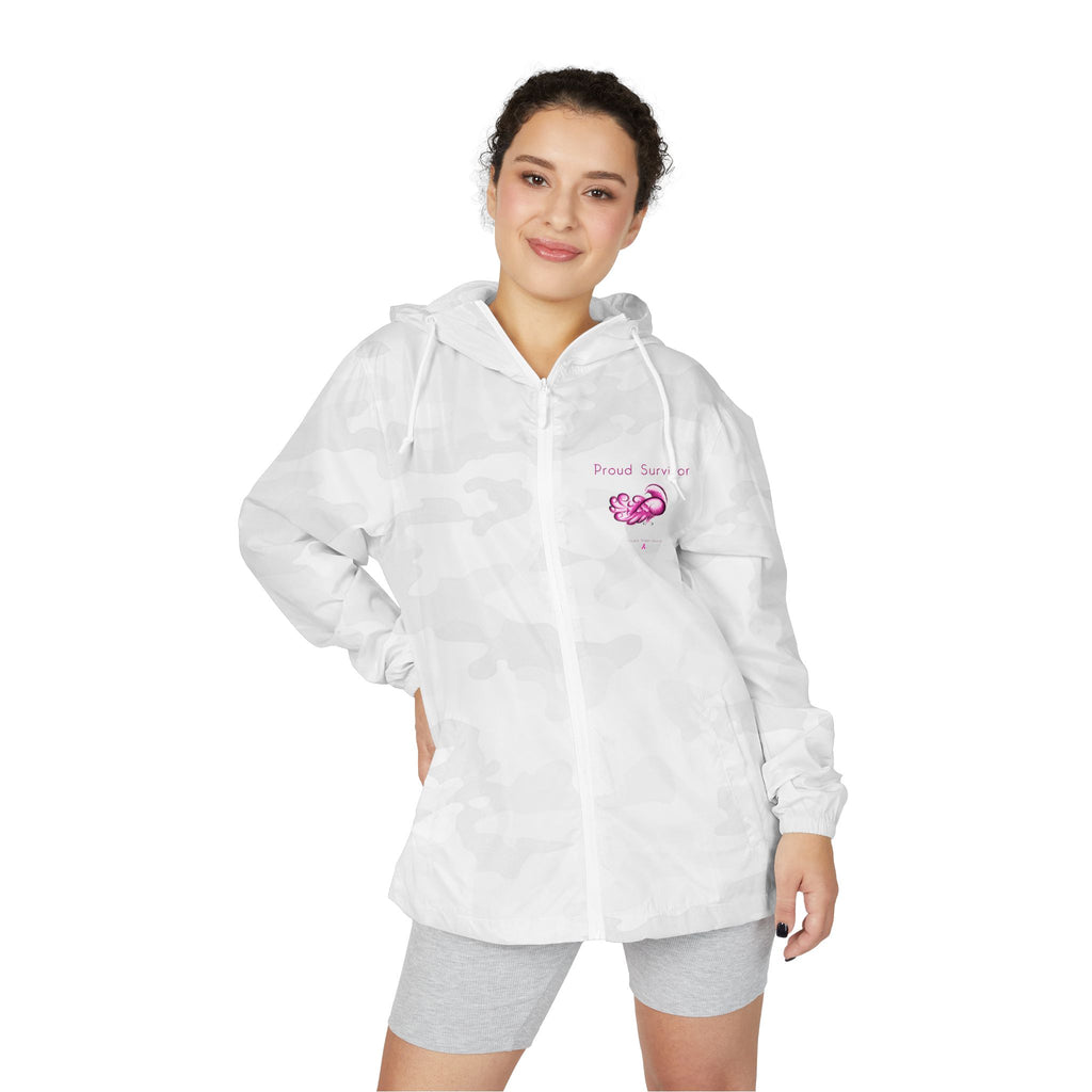 Proud Survivor Unisex Full-Zip Windbreaker Jacket