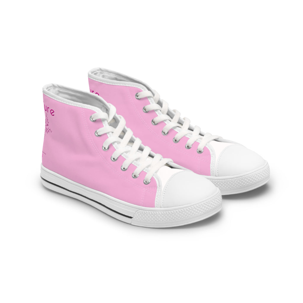 "CURE" Women's High Top Sneakers
