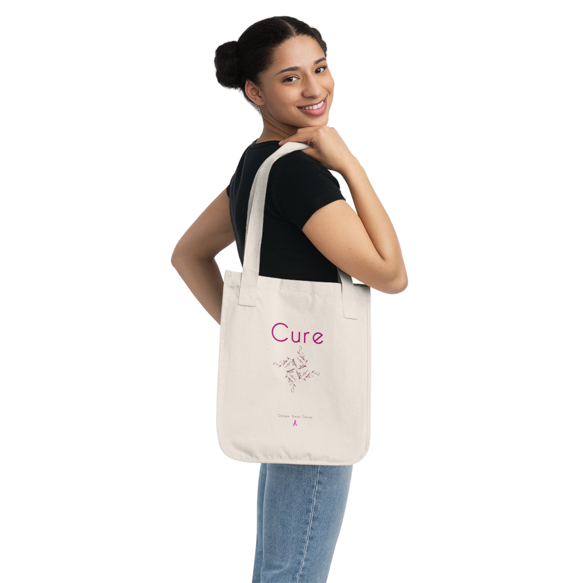 Cure Organic Canvas Tote Bag