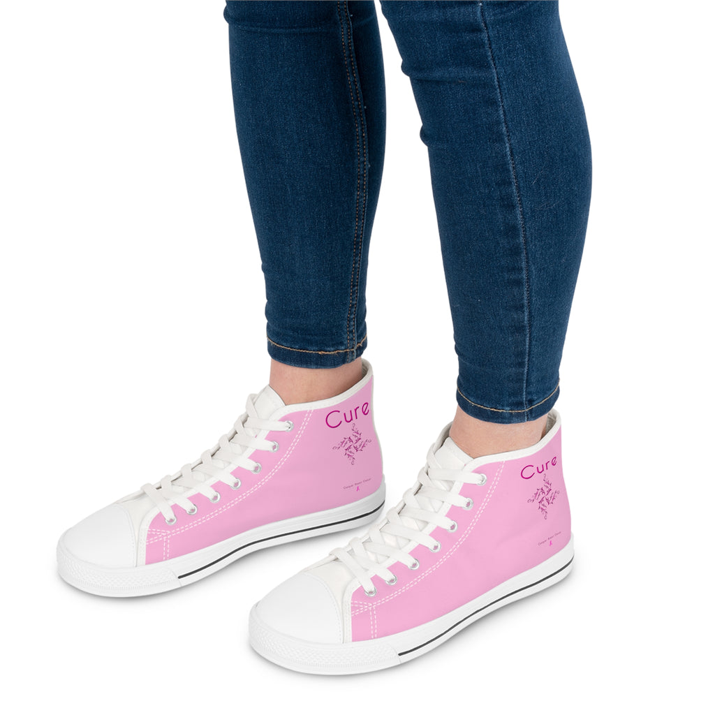 "CURE" Women's High Top Sneakers