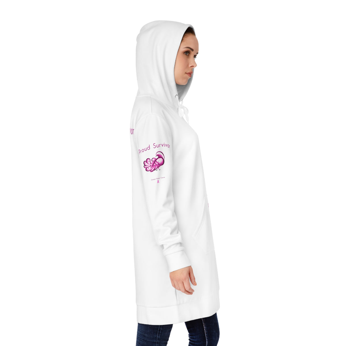 "Proud Survivor" Women's Hoodie Dress