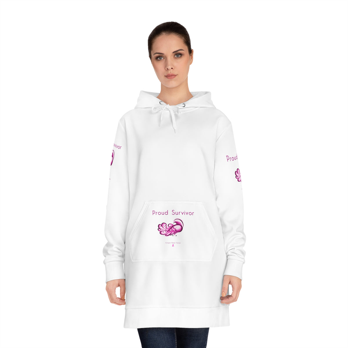 "Proud Survivor" Women's Hoodie Dress