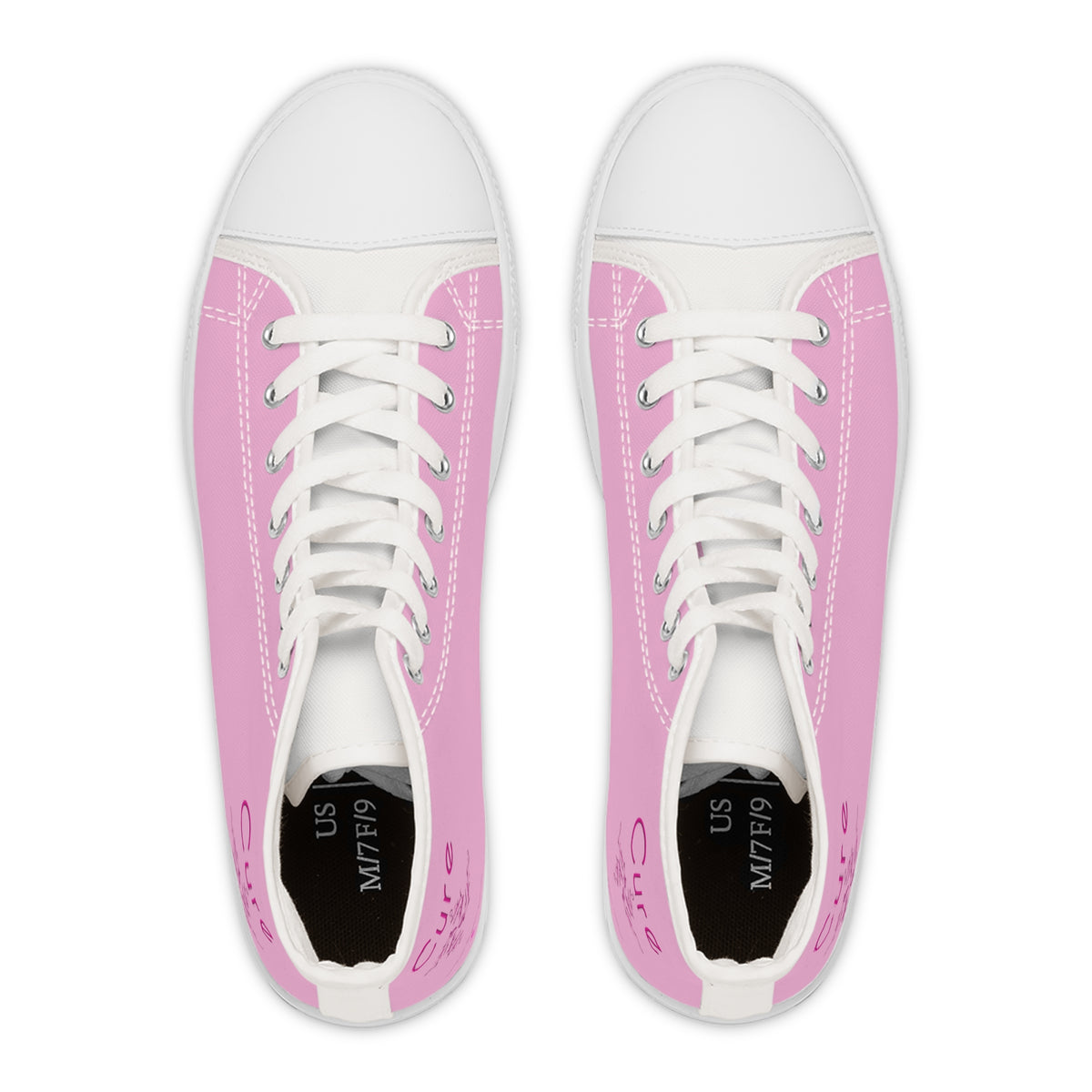 "CURE" Women's High Top Sneakers