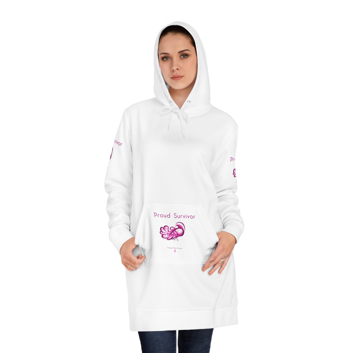 "Proud Survivor" Women's Hoodie Dress