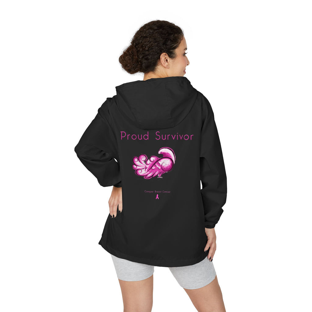 Proud Survivor Unisex Full-Zip Windbreaker Jacket